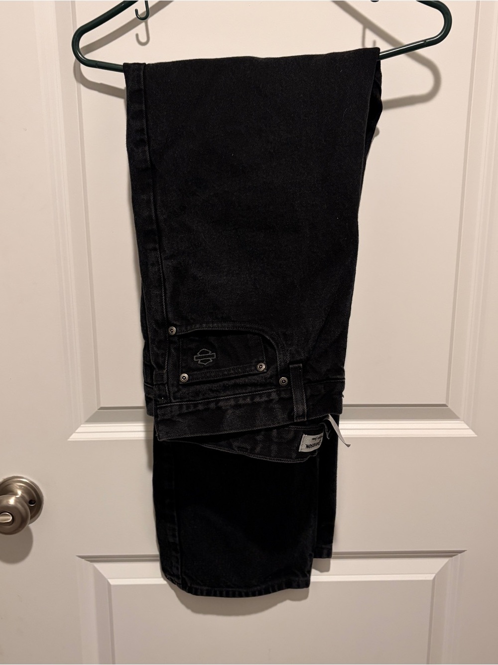 Harley Davidson Black Denim Jeans - Classic Straight Leg